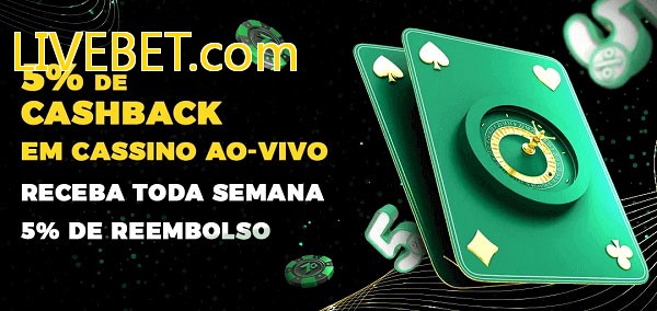 Promoções do cassino ao Vivo LIVEBET.com